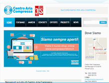 Tablet Screenshot of centroariacompressa.it